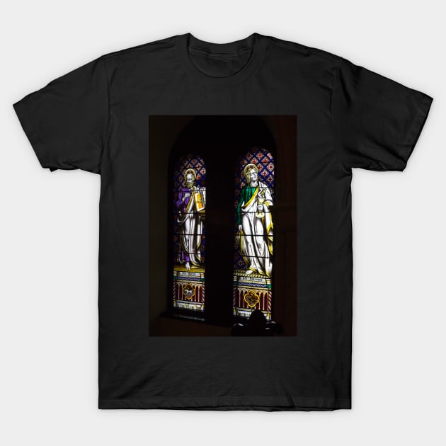 Penrhyn castle- stained glass 2 T-Shirt by jasminewang